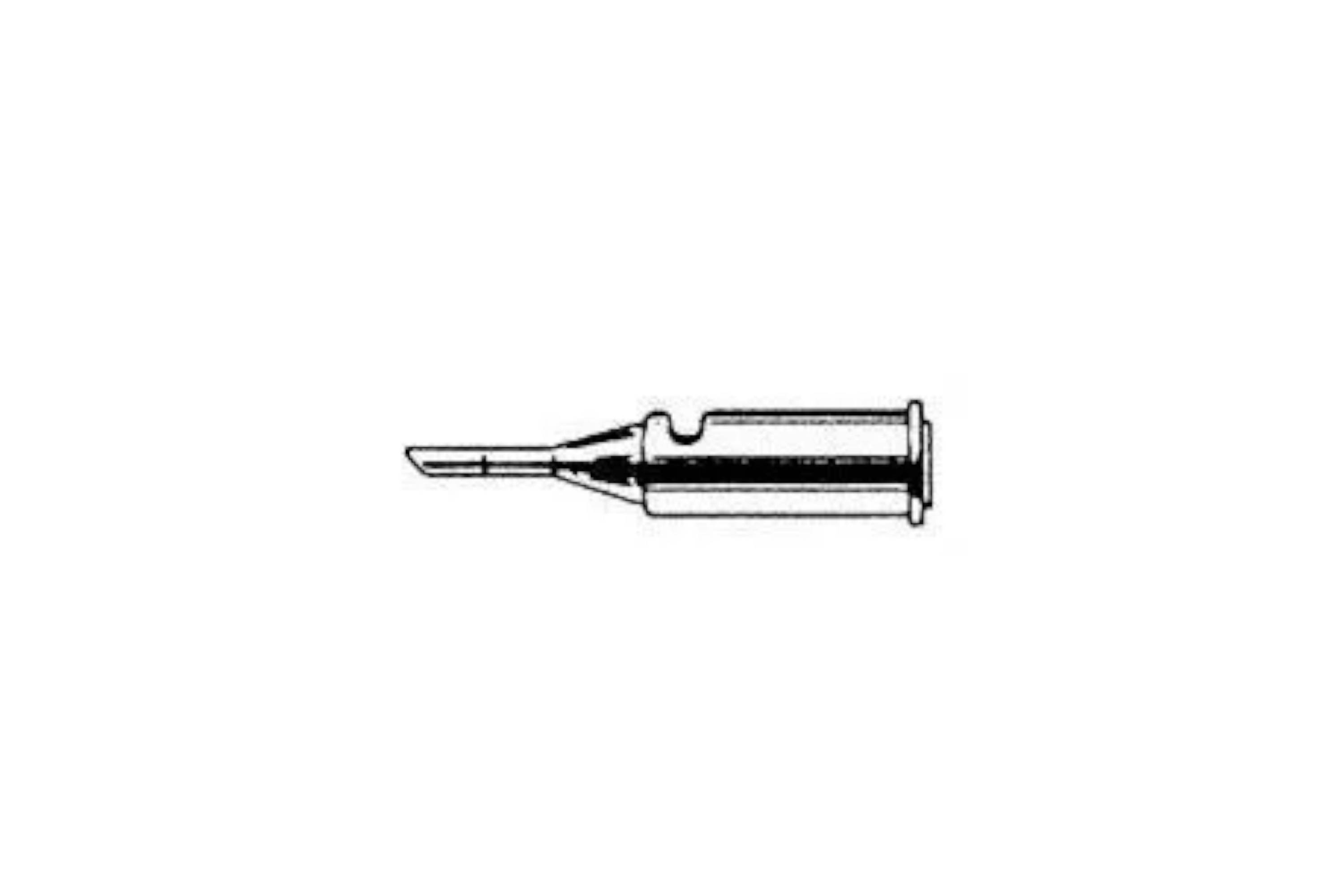Weller 70 01 03 L&Ouml;TSPITZE RUNDFORM 2,0MM Soldeerpunt Ronde vorm, afgeschuind Inhoud: 1 stuk(s)