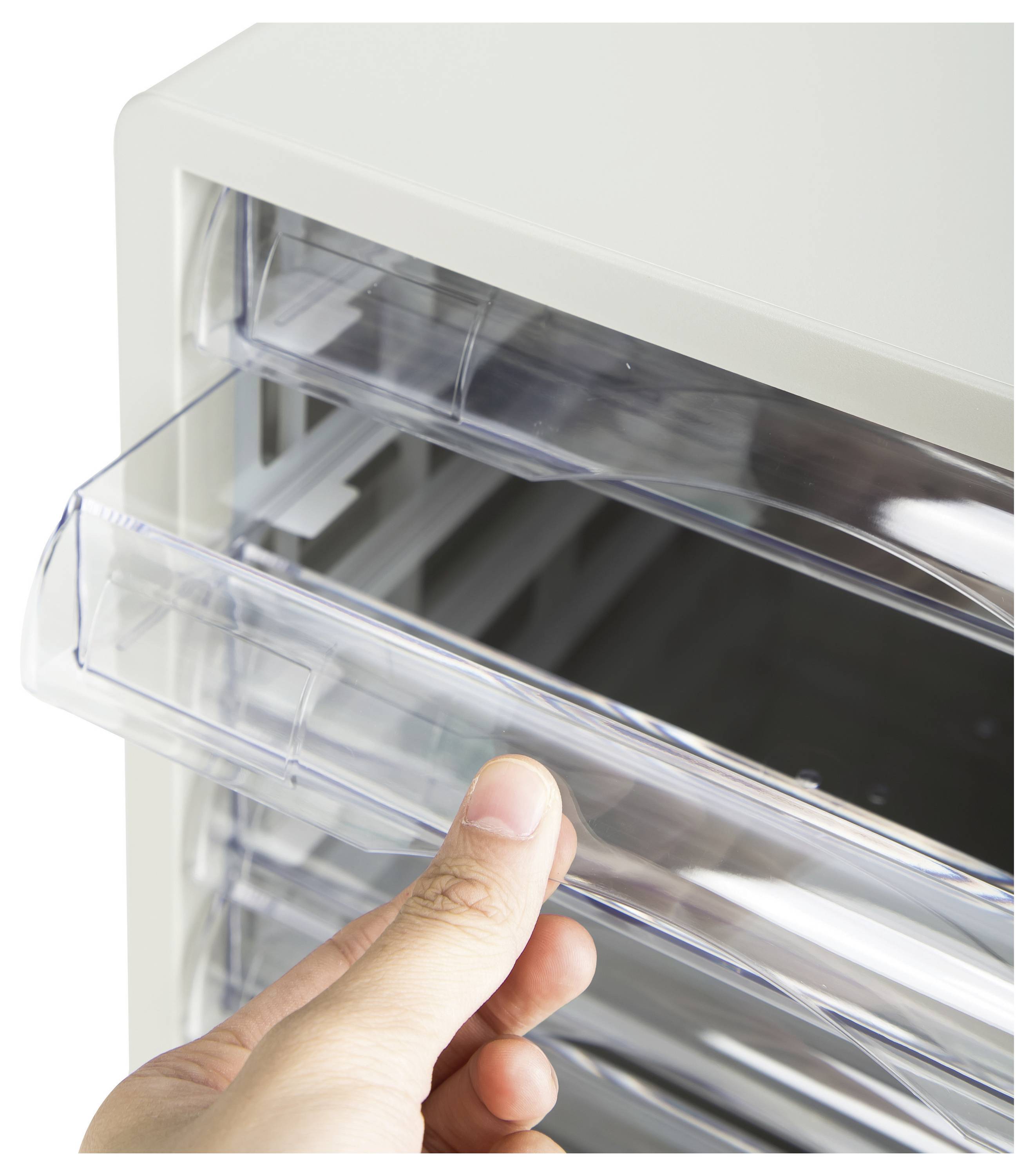 DELI D360181 box so zásuvkami DIN A4 Počet zásuviek: 5-3