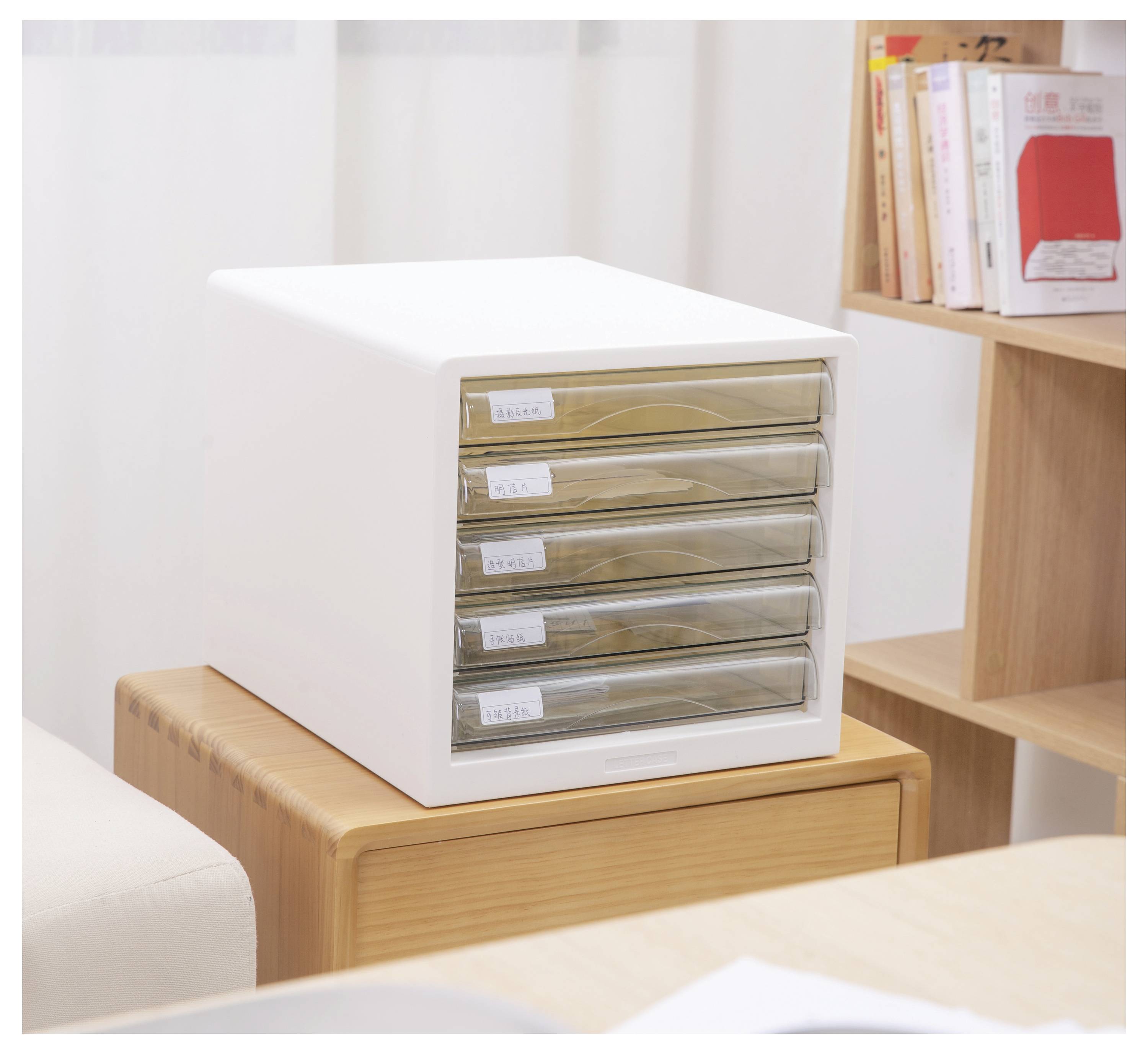 DELI D360202 box so zásuvkami DIN A4 Počet zásuviek: 5-11
