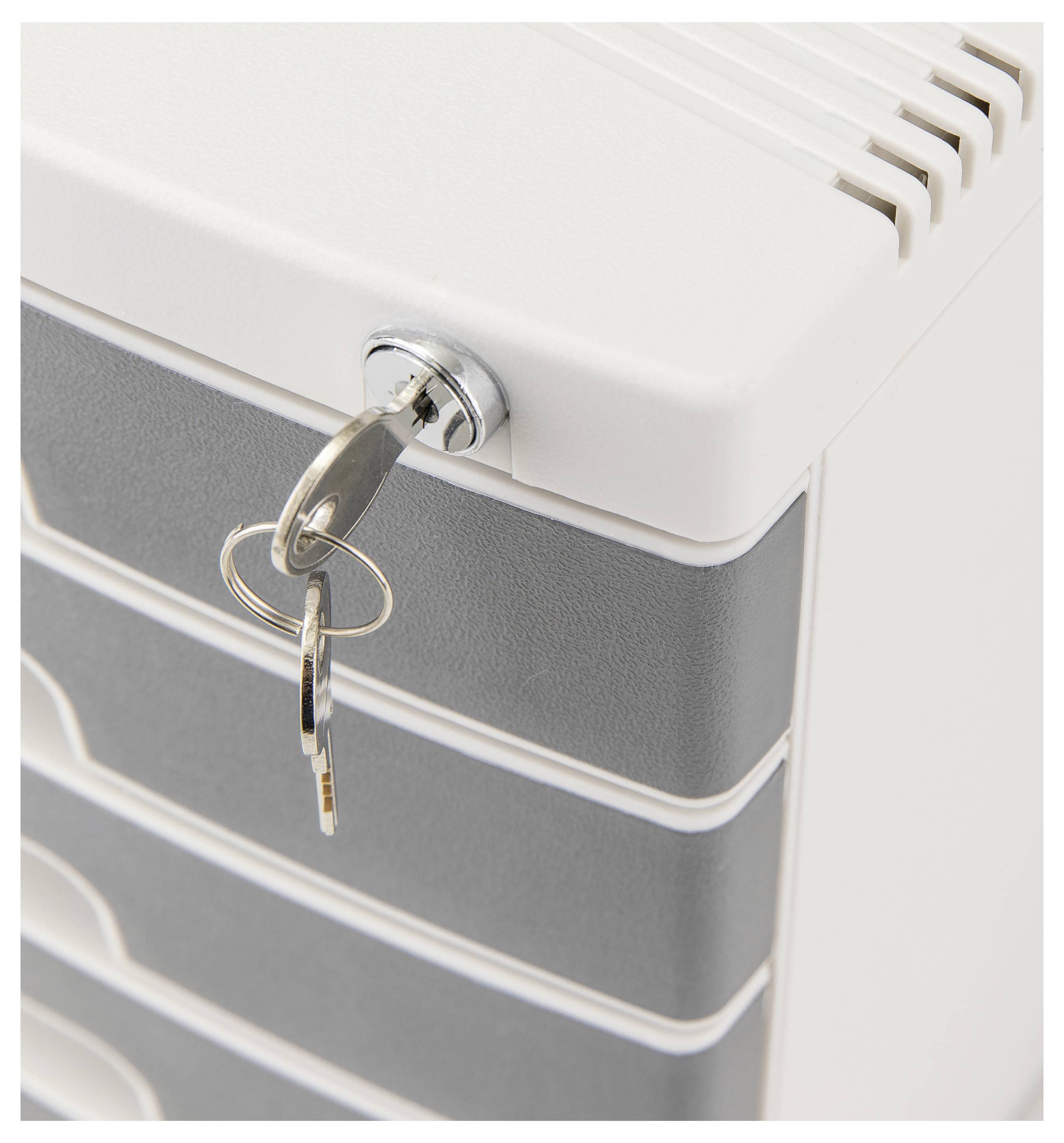 DELI D362582 box so zásuvkami DIN A4 Počet zásuviek: 5-4