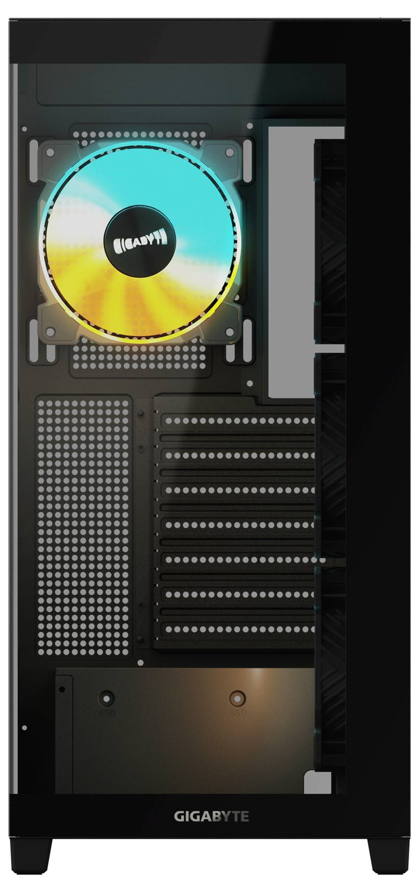 Gigabyte GB-C500P ST midi tower PC skrinka čierna-1