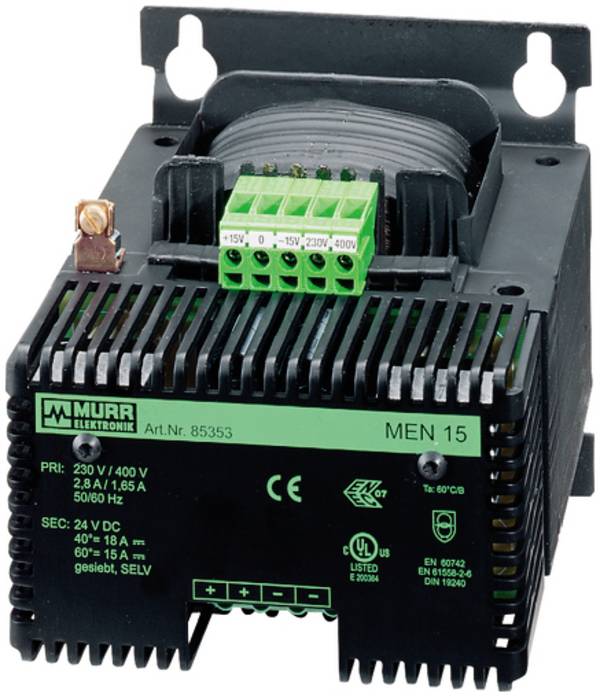 Murrelektronik MEN 20-230-400 +-15V/24VDC sieťový adaptér / napájanie