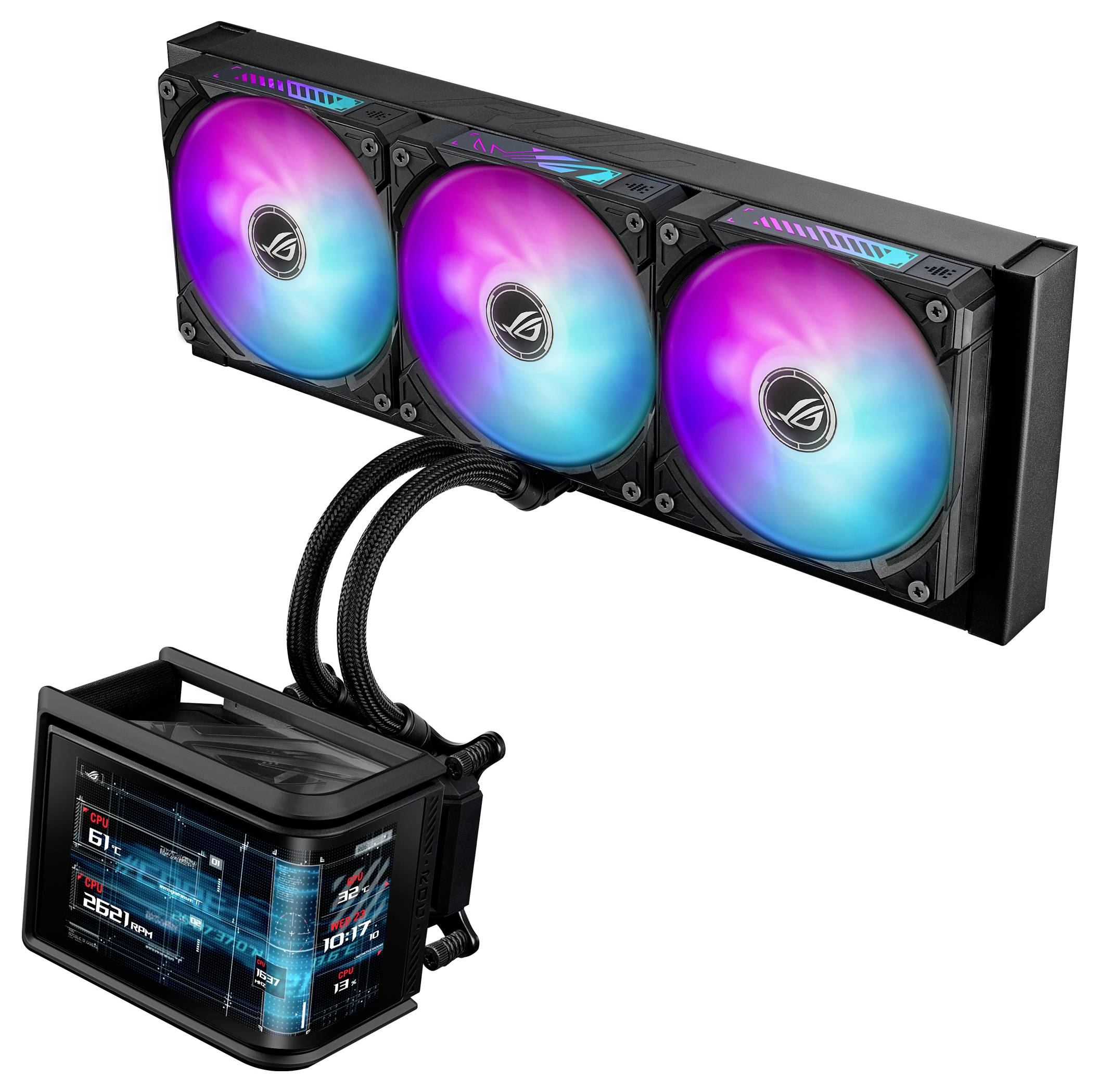 Asus ROG RYUO IV SLC 360 ARGB CPU cooler PC water cooling-7