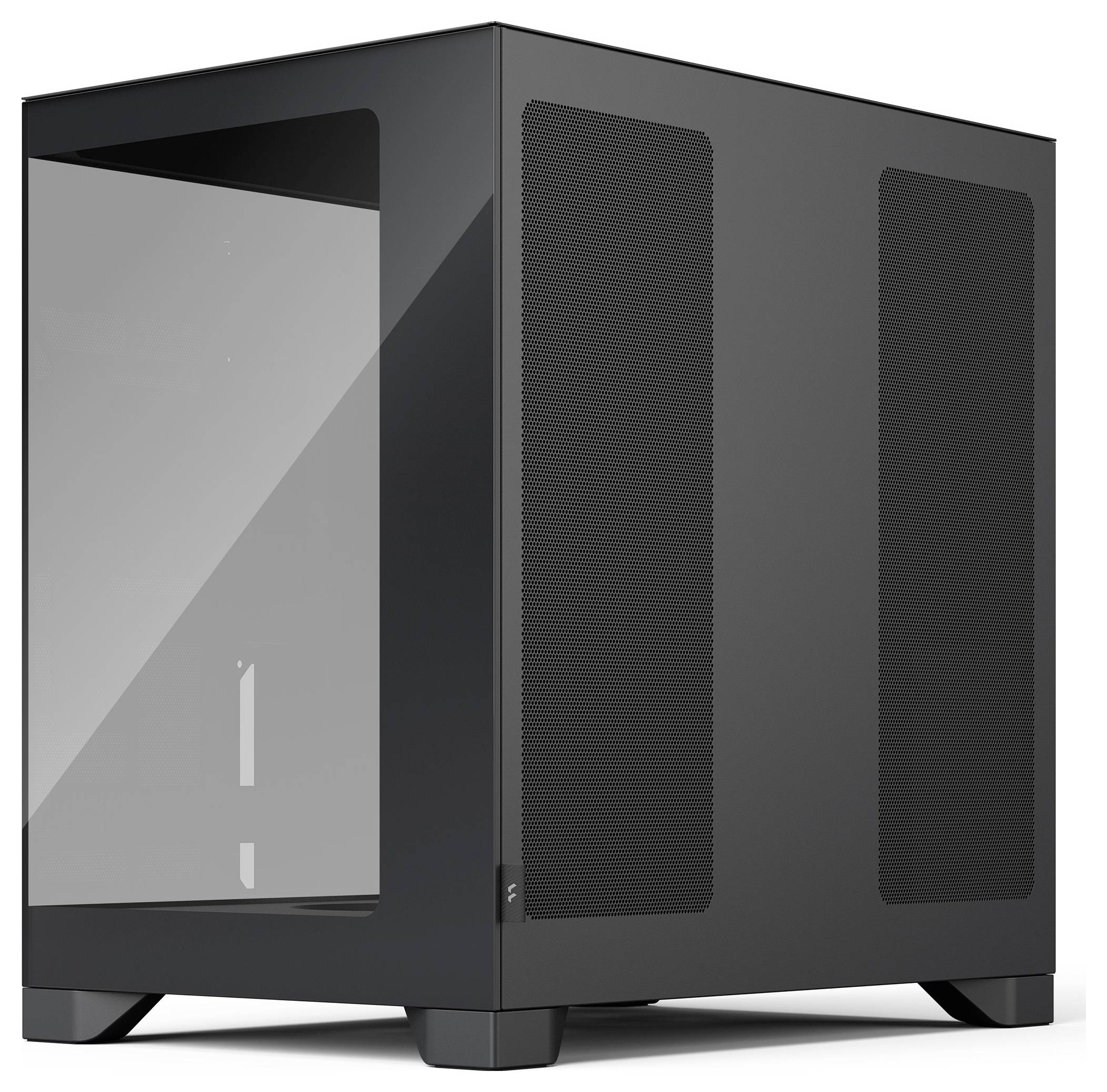 Fractal Design Geh Pop 2 Vision Black midi tower PC skrinka čierna 4 predinštalované ventilátory, prachový filter, bočné-4