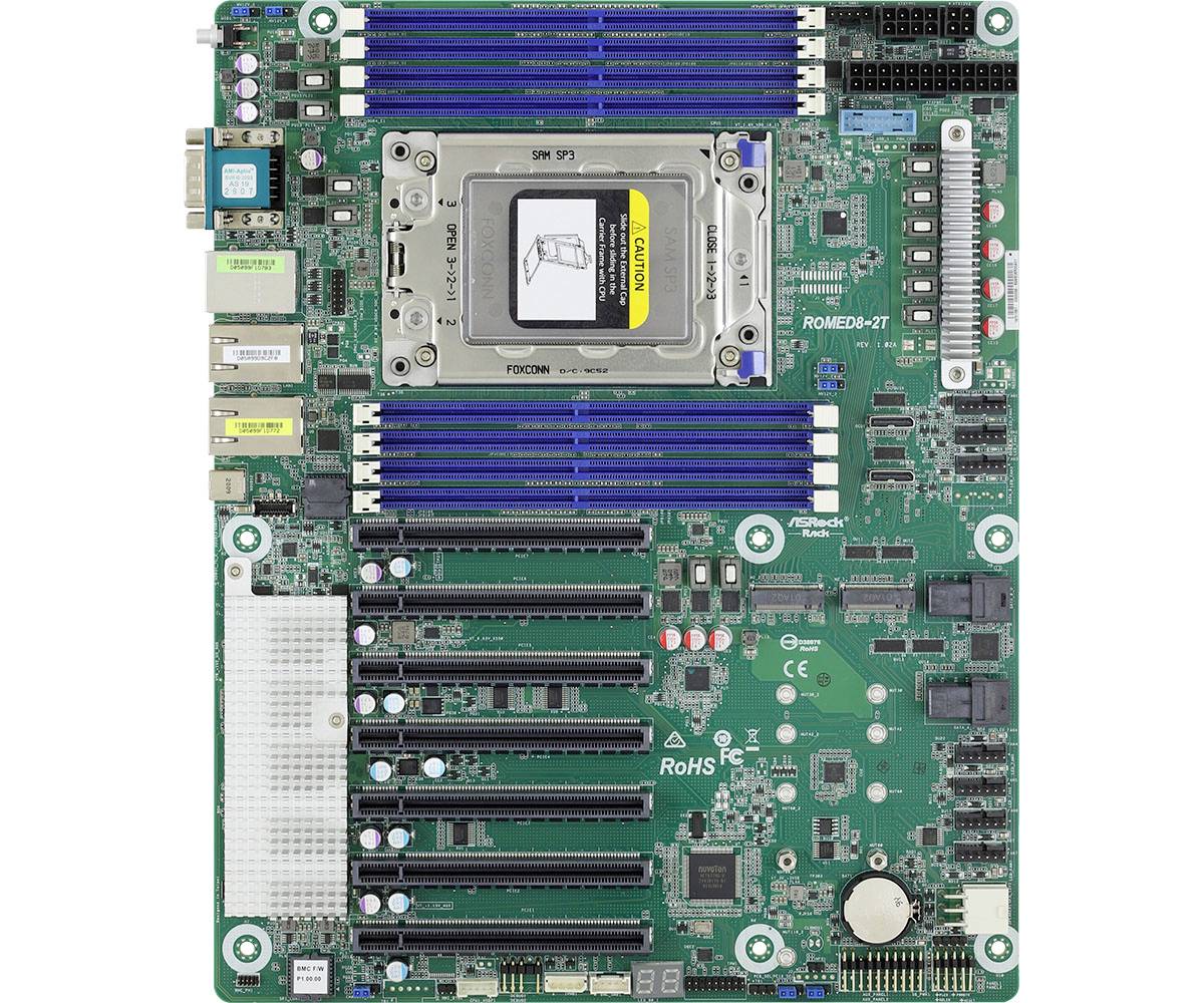 ASRock Rome D8-2T Základná doska Socket #####AMD® LGA 4094 Tvarový faktor ATX-0