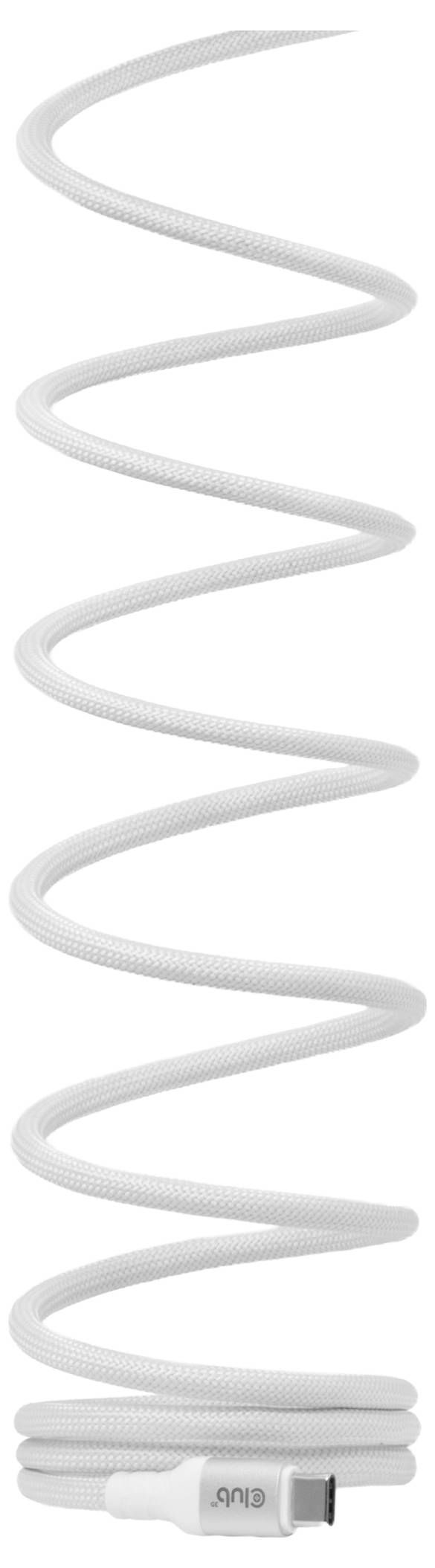 club3D Kábel USB-C USB-C ® zástrčka 2 m biela CAC-3032-4
