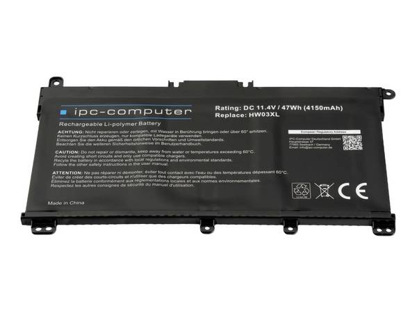 ipc-computer akumulátor do notebooku Akku HW03 REPLACE (B-Ware) 11.40 V 4150 mAh IPC-Computer