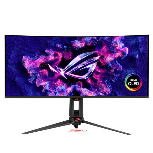 Asus ROG Swift OLED herný monitor 86.4 cm (34 palca) En.trieda 2021 F (A - G) 3440 x 1440 Pixel WQHD 0.03 ms zásuvka slúchadiel OLED