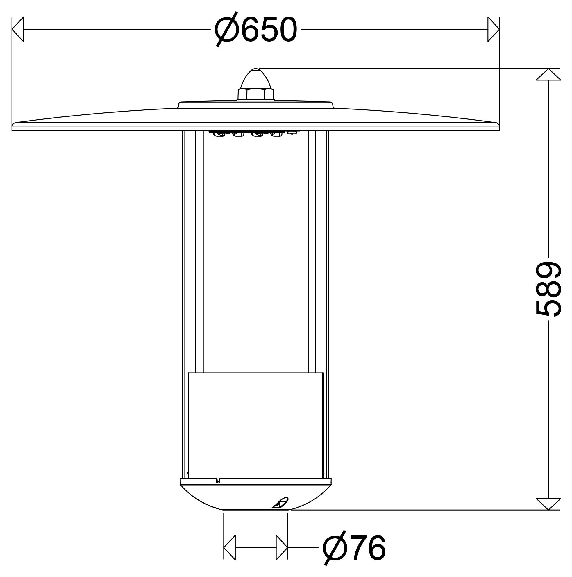 Schuch 557 0802 G2 557010002 Horné LED svetlo LED 13 W sivá-1
