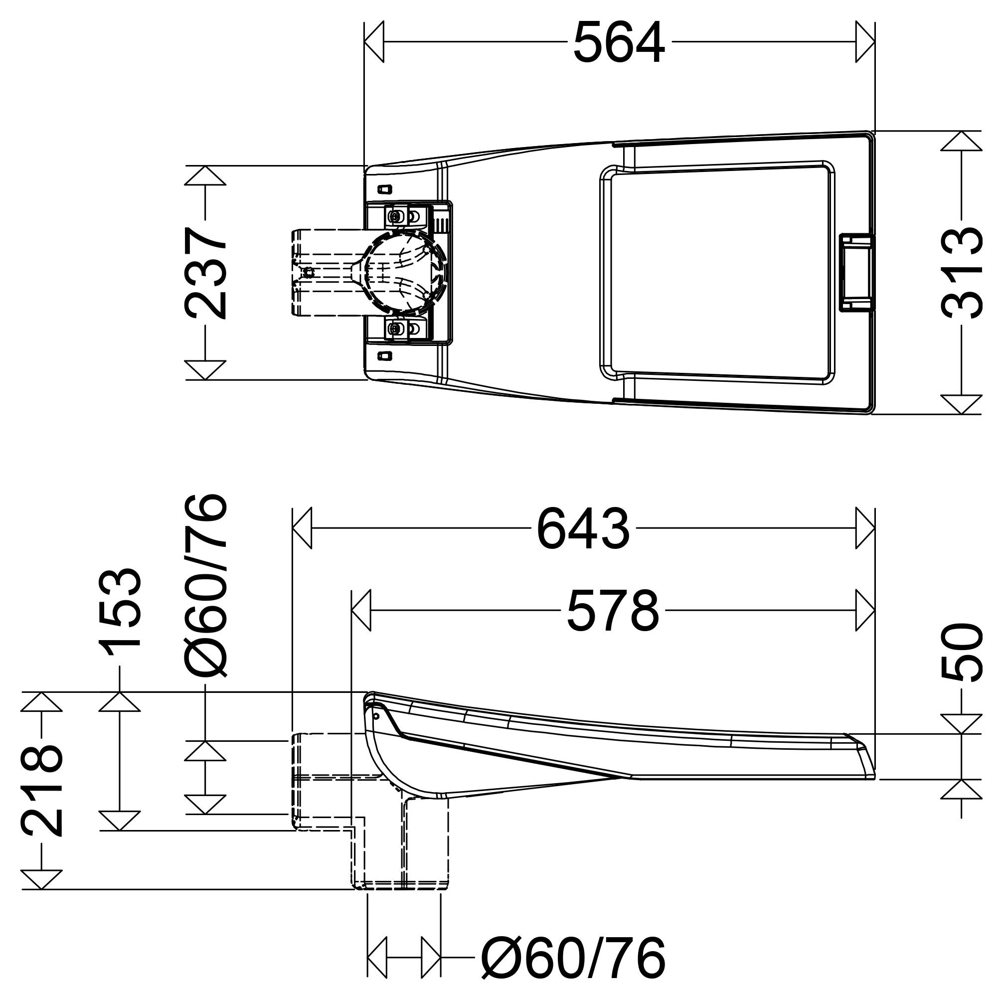 Schuch 51 1601 510000004 Horné/bočné LED svetlo LED 17 W sivá-1