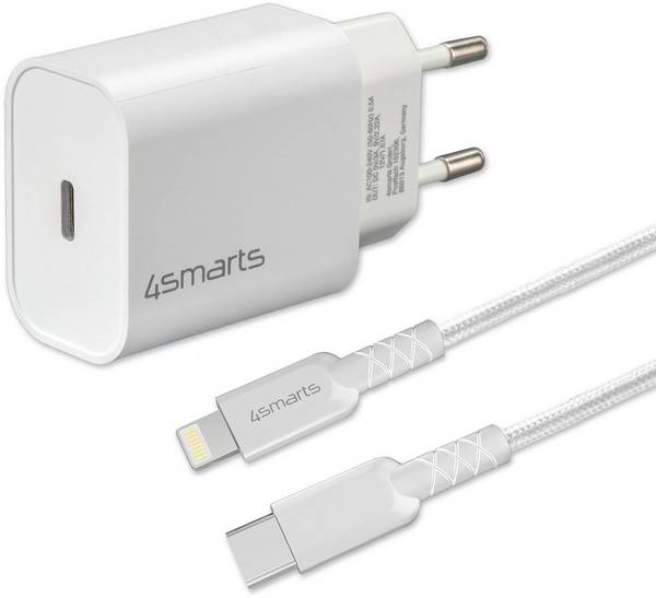 4Smarts  USB nabíjačka do interiéru, do zásuvky (230 V), 1 x USB-C®, blesk, USB Power Delivery (USB-PD), 465591