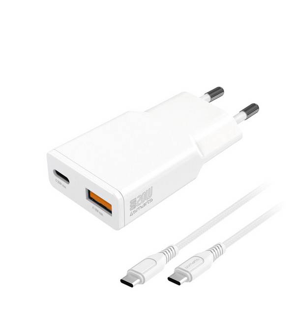 4Smarts  USB nabíjačka do interiéru, 2 x USB A, USB-C®, GaN , USB Power Delivery (USB-PD), 541509; 4S541509