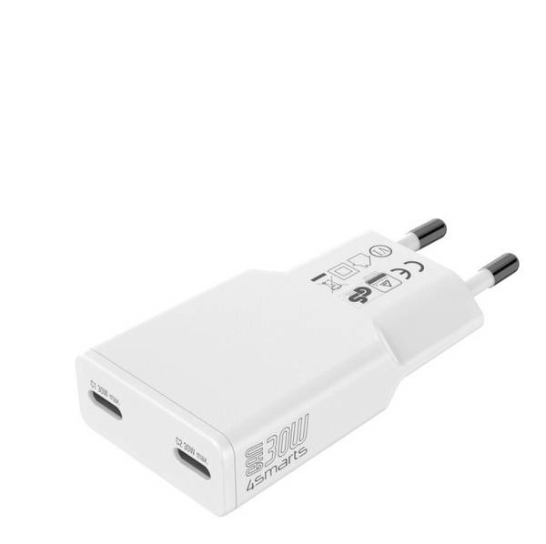 4Smarts  USB nabíjačka do interiéru, 2 x 2x USB-C®, GaN , USB Power Delivery (USB-PD), 541743
