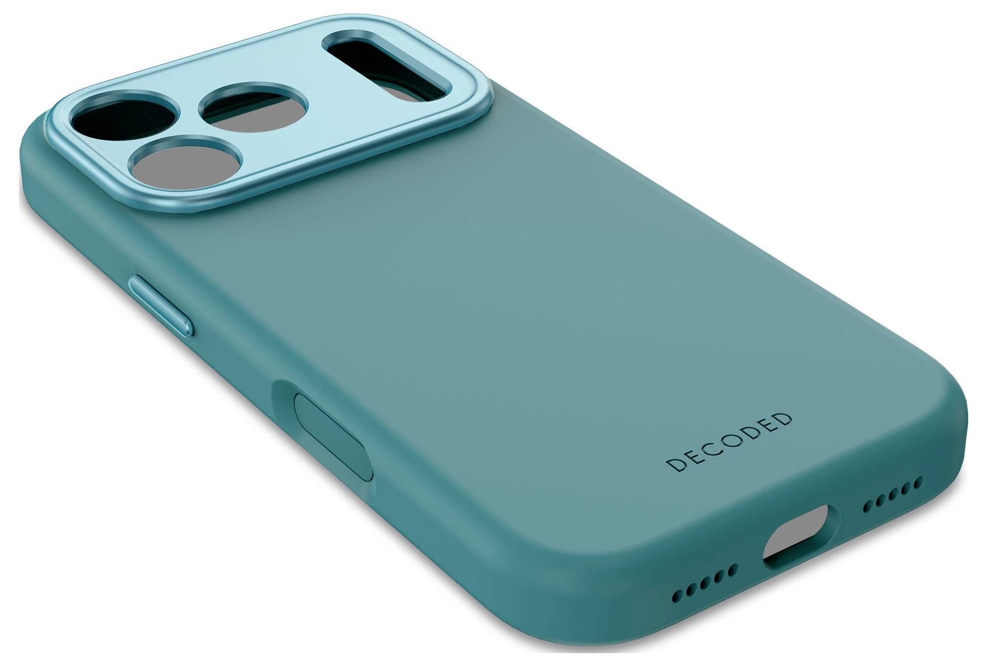Decoded AntiMicrobial Silicone zadný kryt na mobil iPhone 17 Pro modrá-5