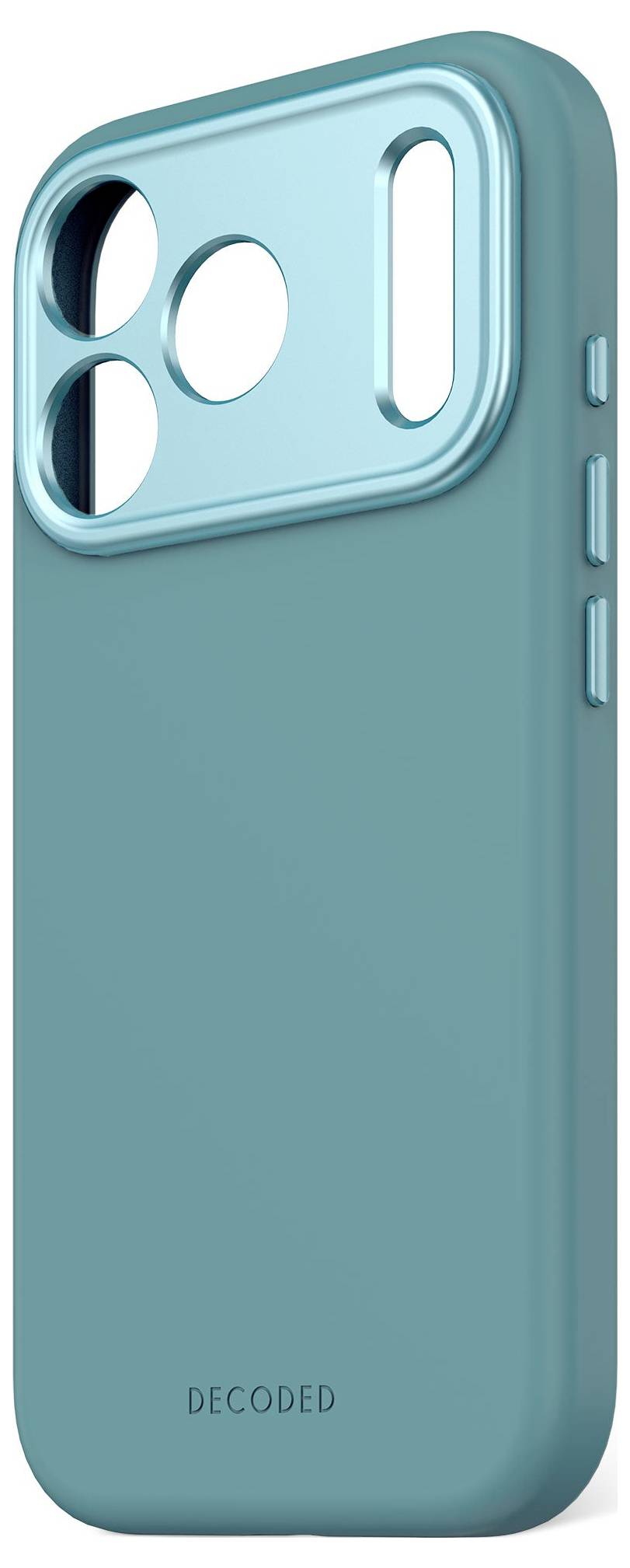 Decoded AntiMicrobial Silicone zadný kryt na mobil iPhone 17 Pro modrá-6