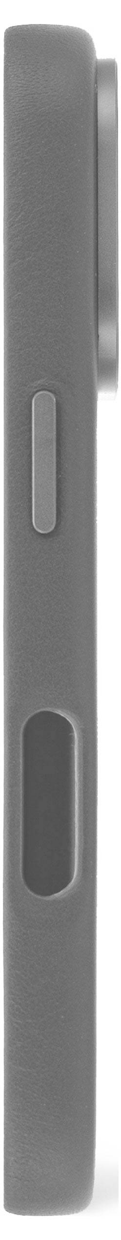 Decoded Decoded Leather Backcover iPhone 16 Blac zadný kryt na mobil iPhone 16 čierna-4