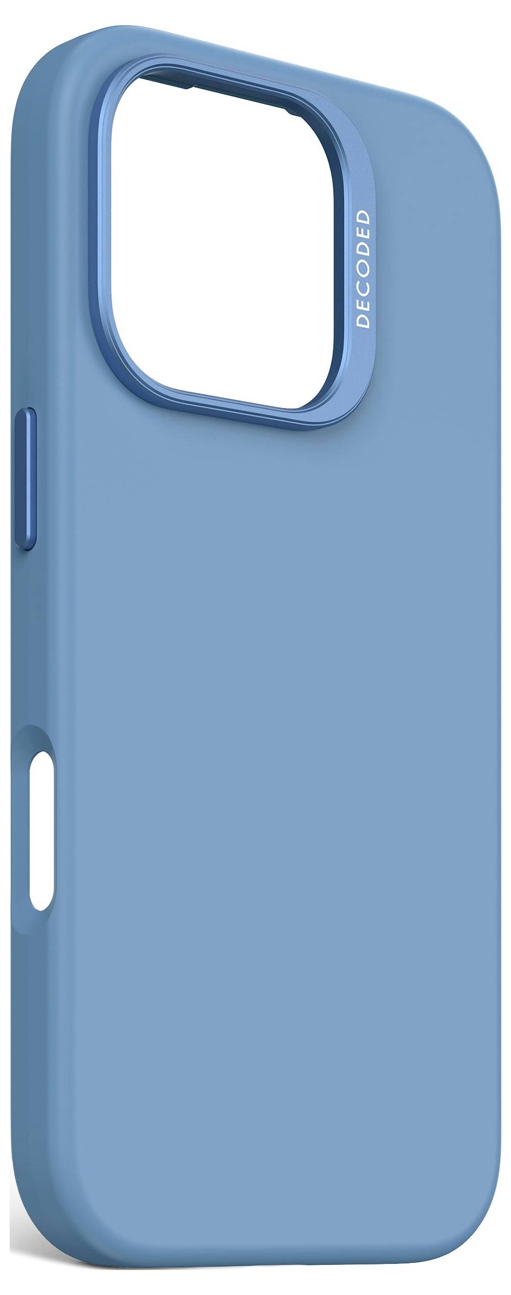 Decoded Decoded AntiMicrobial Silicone Backc. iP zadný kryt na mobil iPhone 16 Pro modrá-1