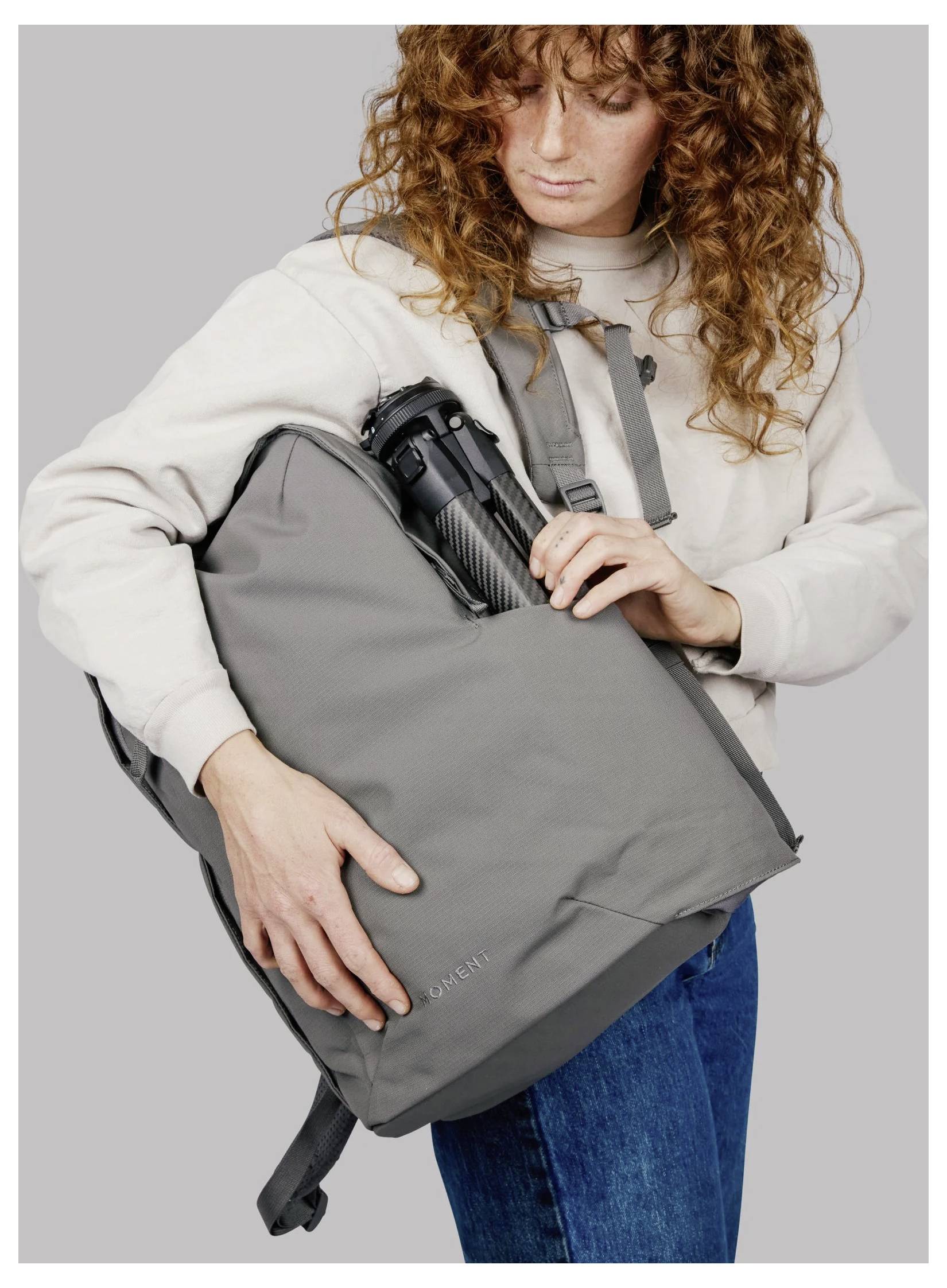 Moment Moment Everything Travel Pack Weekender batoh priehradka na notebook, vodotesné-9