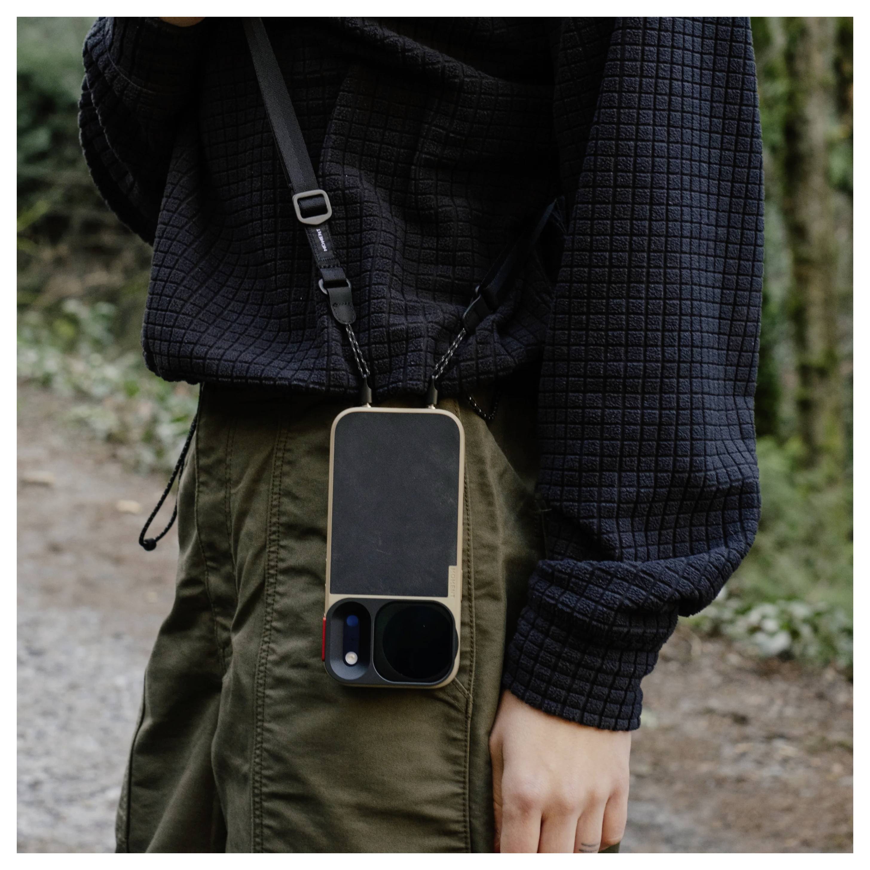 Moment Moment Mobile Adjustable Crossbody Strap Bezpečnostný pás čierna-5