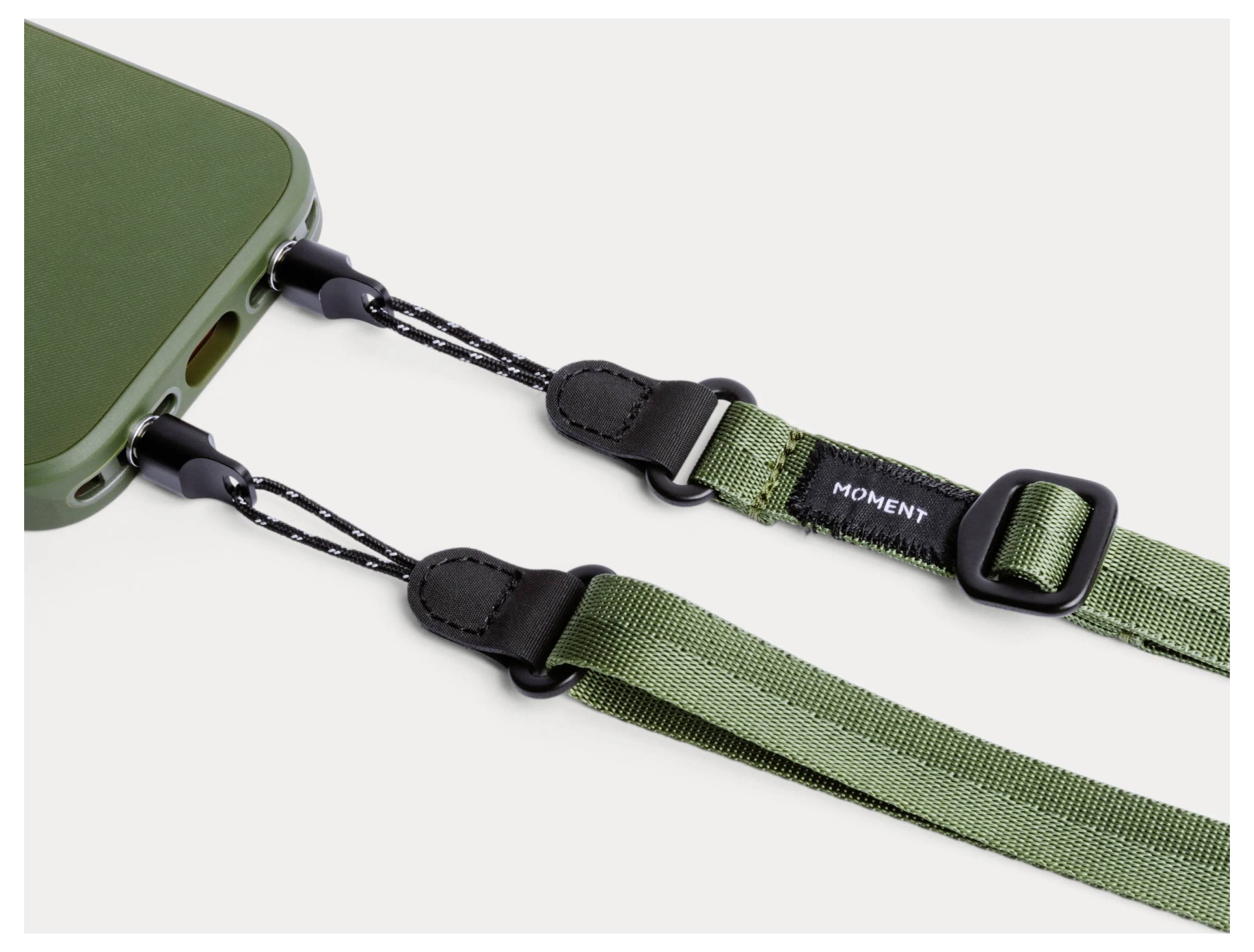 Moment Moment Mobile Adjustable Crossbody Strap Bezpečnostný pás olivovo zelená-2