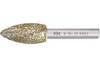 PFERD TOOLS 36803966 PFERD TOOLS Diamantový brúsny kolík v tvare plameňa 16x35x8 mm D852 na brúsenie sivej a tvárnej liatiny Priemer 16 mm 1 ks