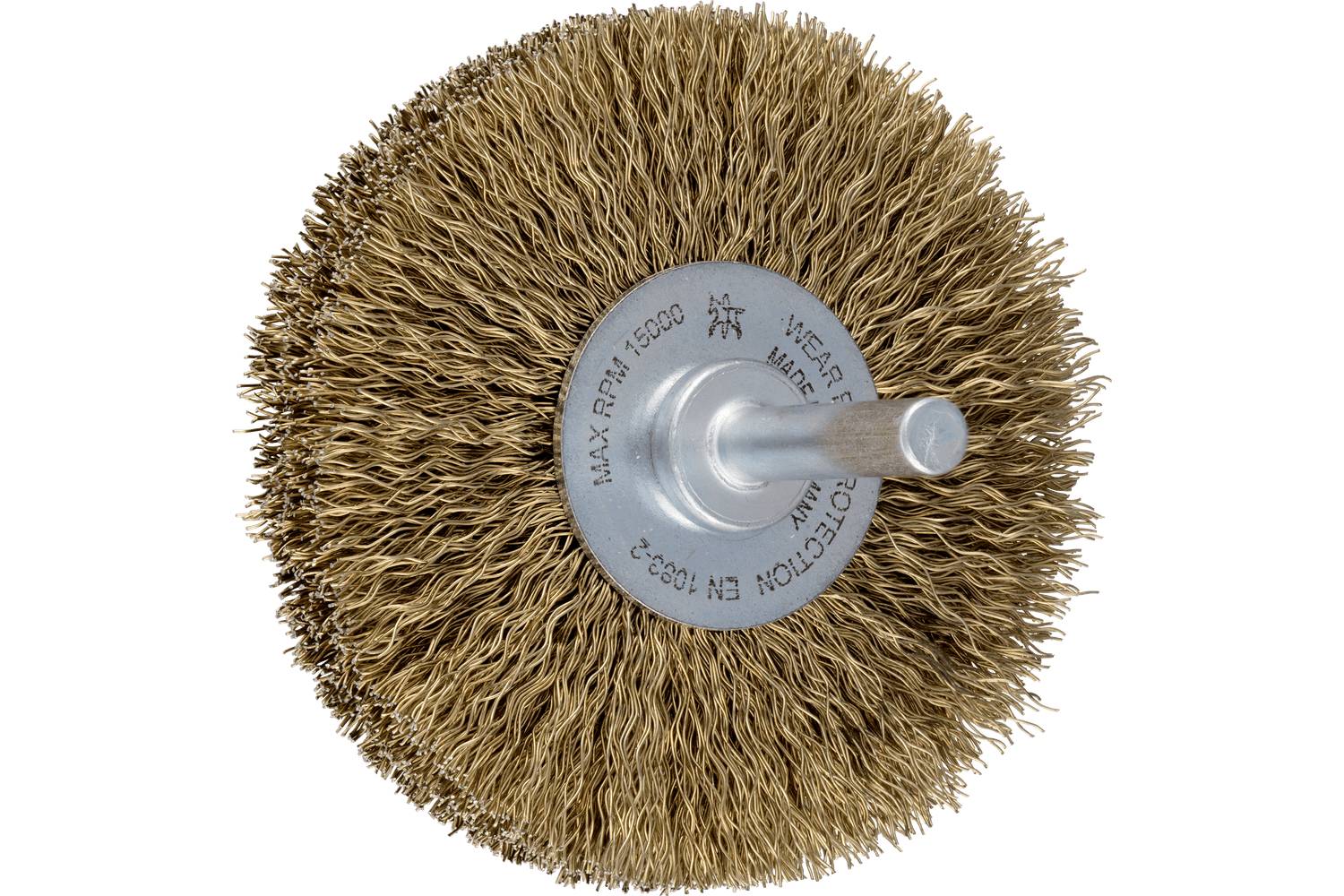 PFERD TOOLS PAARD TOOLS ronde borstel niet gezoomd RBU &Oslash;70x15 mm schacht-&Oslash;6 mm messing stalen draad-&Oslash;0,25 mm RBU 7015/6 LIT STM 0,25 43105005 10 stuk(s)