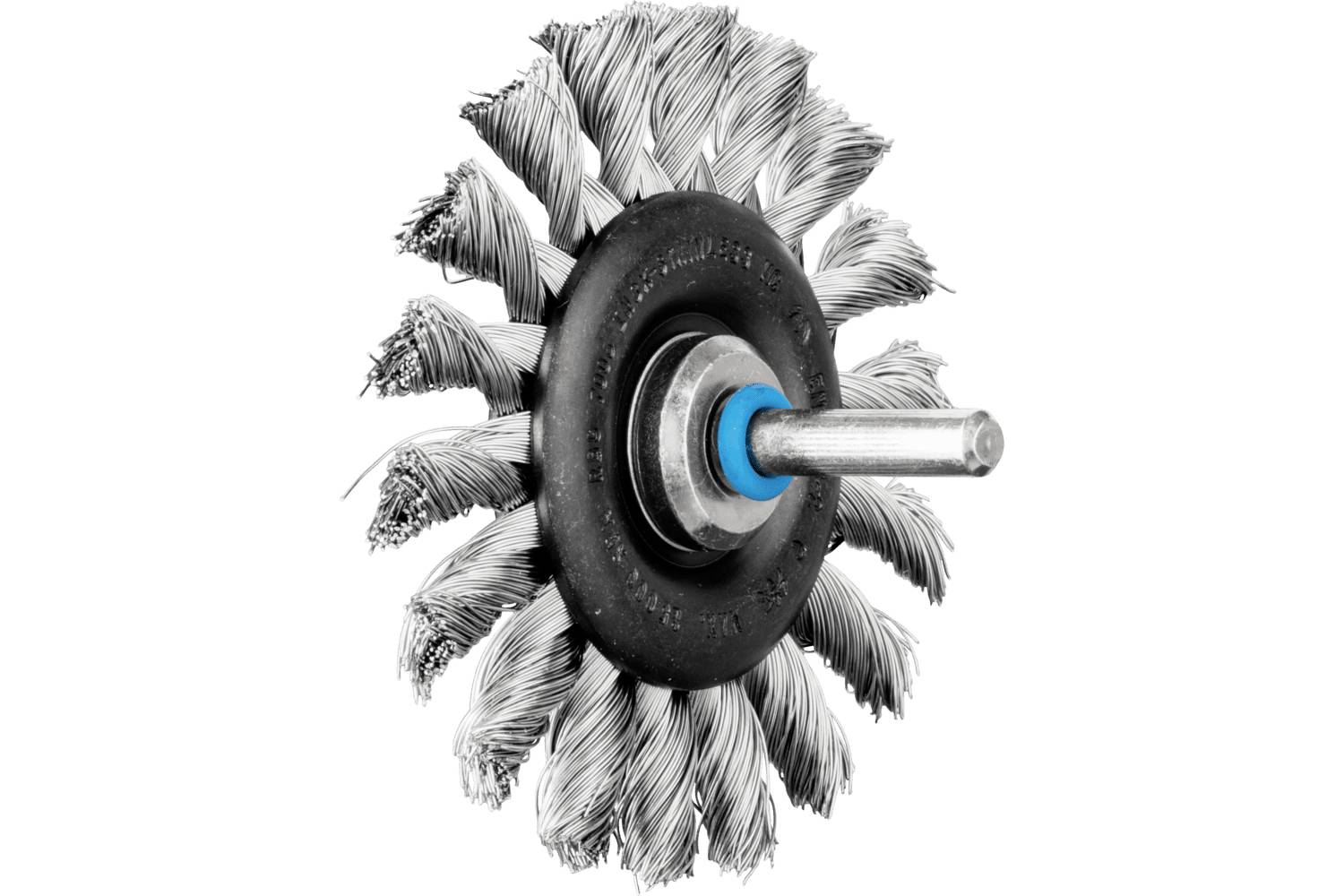 PFERD TOOLS PFERD TOOLS POS Okrúhla kefa, opletená, RBG Ø76x6 mm, driek Ø6 mm, drôt z nehrdzavejúcej ocele Ø0,35 4319801-0