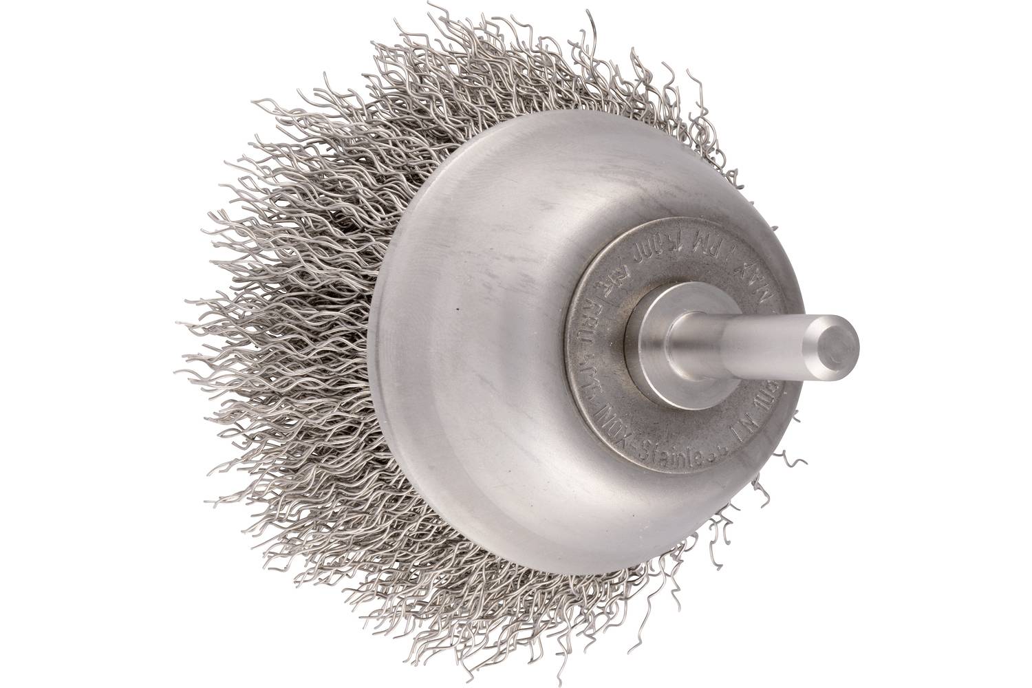 PFERD TOOLS PFERD TOOLS INOX-TOTAL Kefa na hrnce, nepletená, RBUIT Ø50 mm, driek Ø6 mm, drôt z nehrdzavejúcej ocele Ø0,3-0