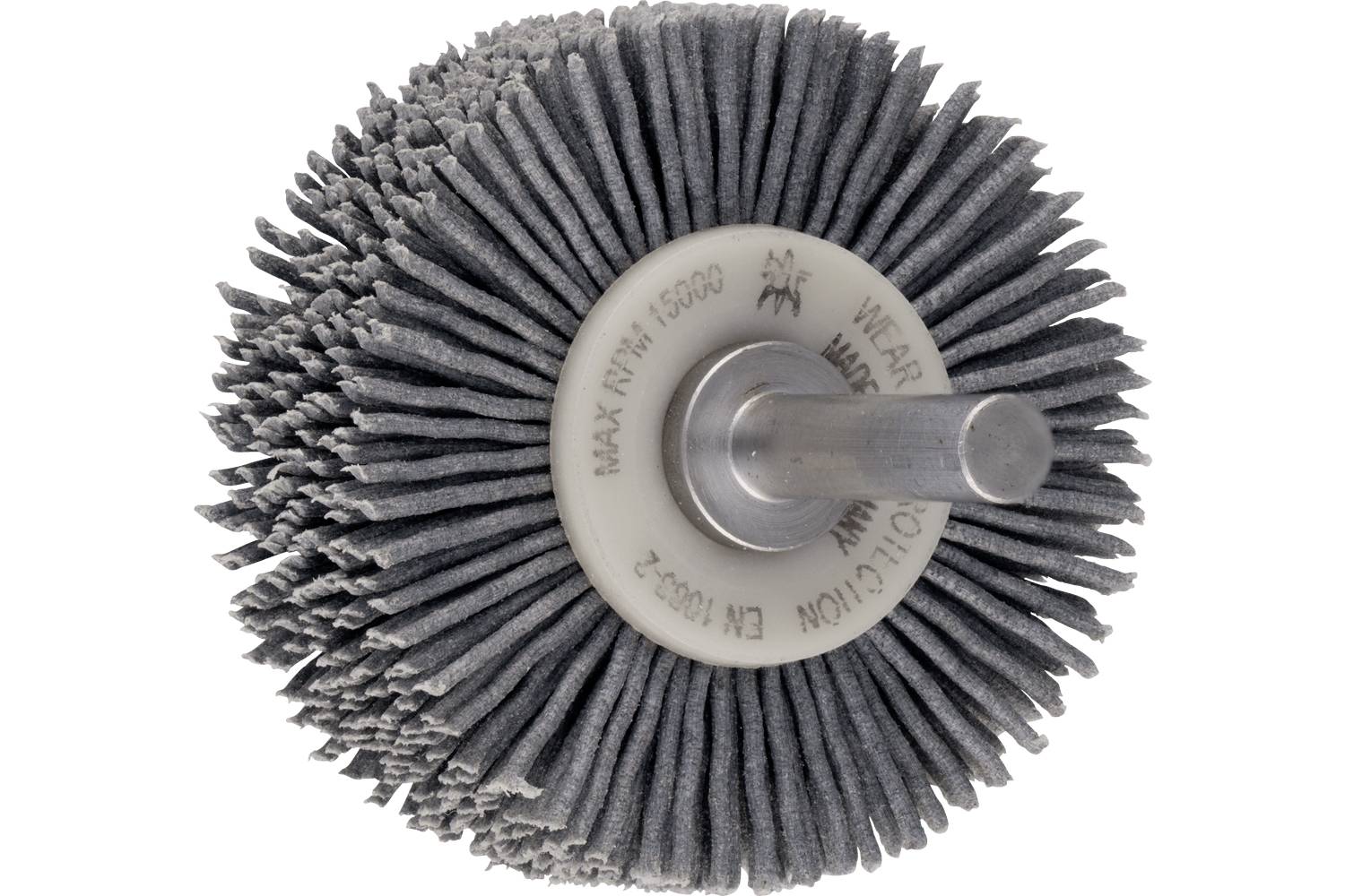 PFERD TOOLS PAARD TOOLS INOX-TOTAL ronde borstel niet gezoomd RBUIT &Oslash;50x15 mm schacht-&Oslash;6 mm SiC-filament-&Oslash;0,90 mm korrel 180 plastic zijschijven RBUIT 5015/6