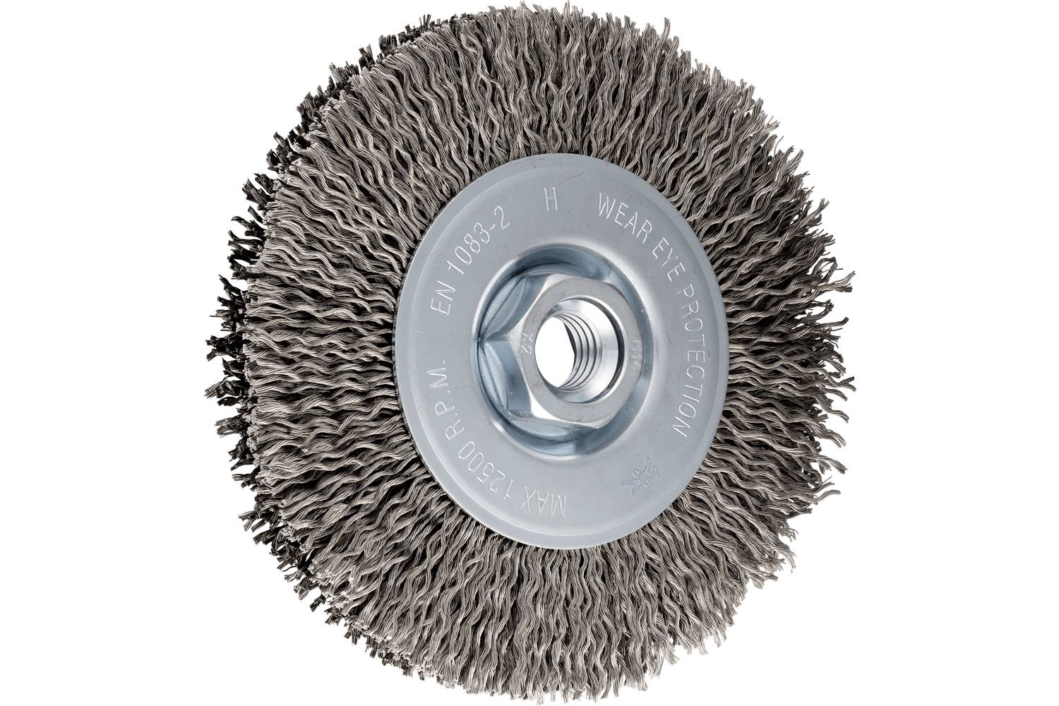 PFERD TOOLS PFERD TOOLS Okrúhla kefa, nepletená, RBU Ø 115x15 mm Lanko z nehrdzavejúcej ocele M14 Ø 0,25 mm Uhlová brúsk-0