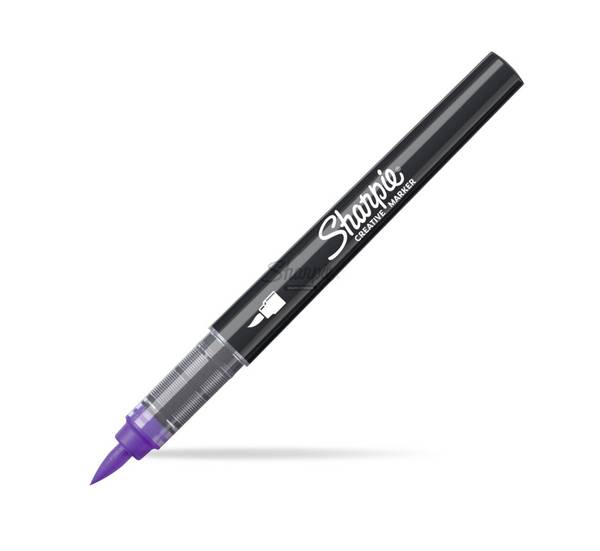 Sharpie  2218116 popisovač so štetčekom purpurová  N/A