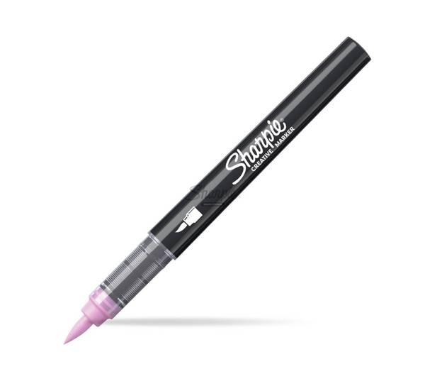 Sharpie  2218067 popisovač so štetčekom ružová  N/A