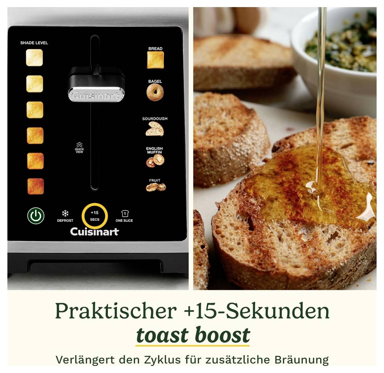 Cuisinart RBT2200E hriankovač nerezová oceľ-4