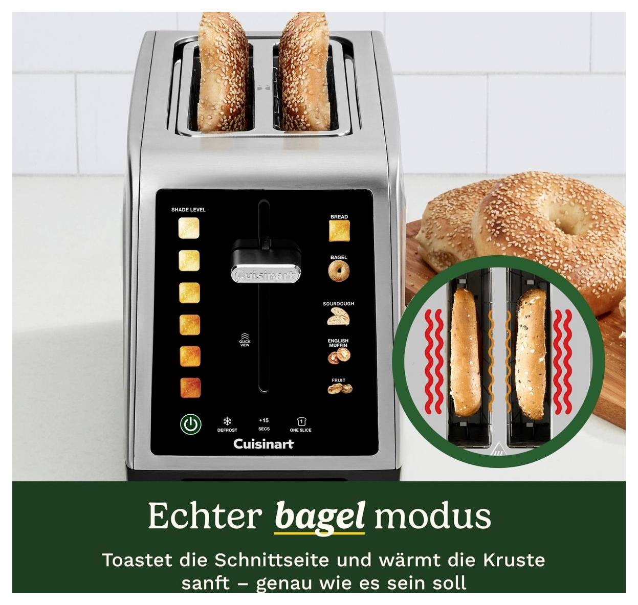 Cuisinart RBT2200E hriankovač nerezová oceľ-5