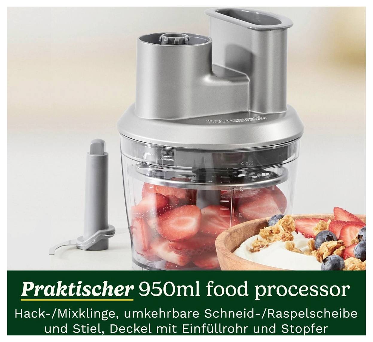 Cuisinart HB500E tyčový mixér 400 W bez BPA strieborná-5