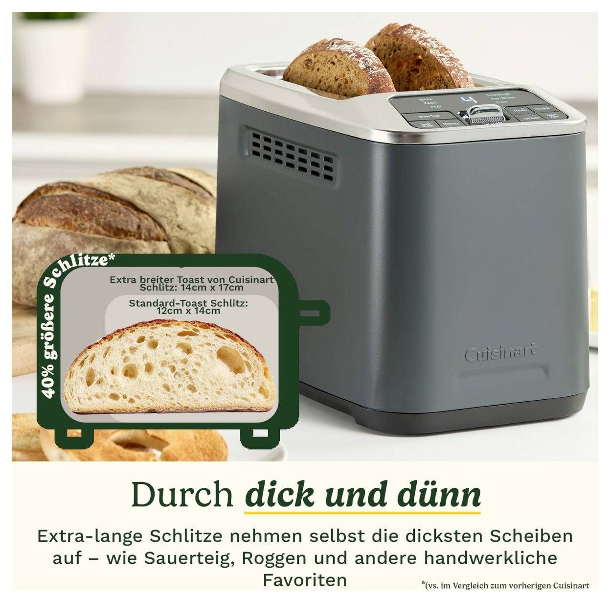 Cuisinart CPT525DE hriankovač sivá-3