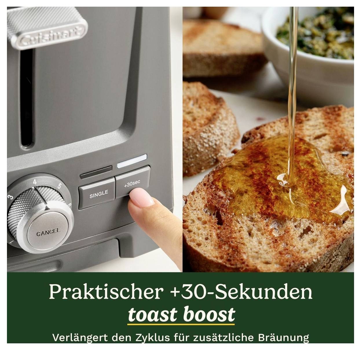 Cuisinart CPT1200E hriankovač sivá, strieborná-5