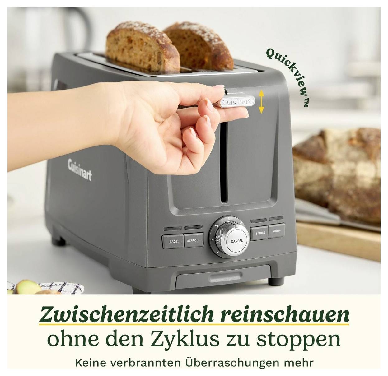Cuisinart CPT1200E hriankovač sivá, strieborná-6