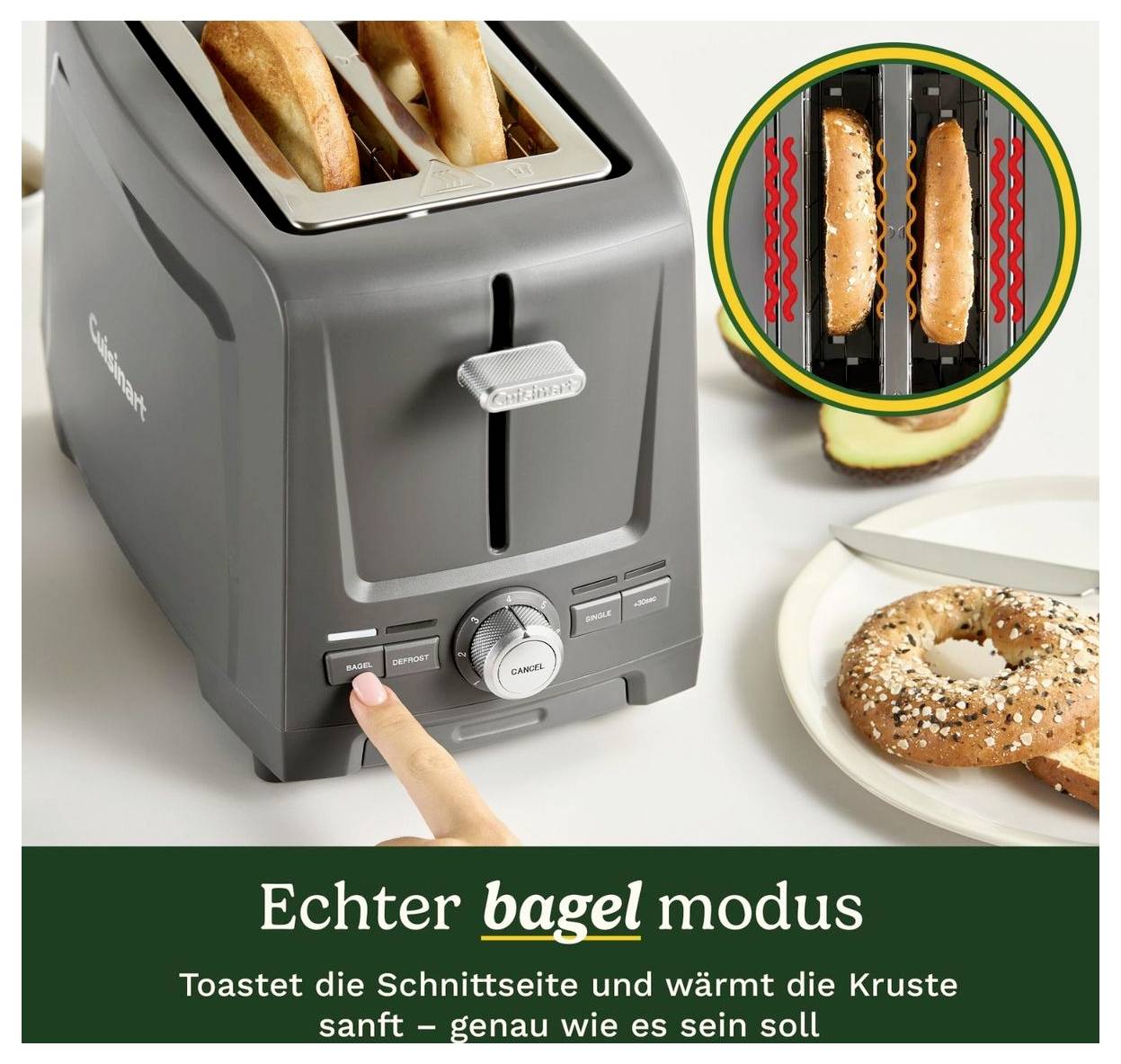 Cuisinart CPT1200E hriankovač sivá, strieborná-7