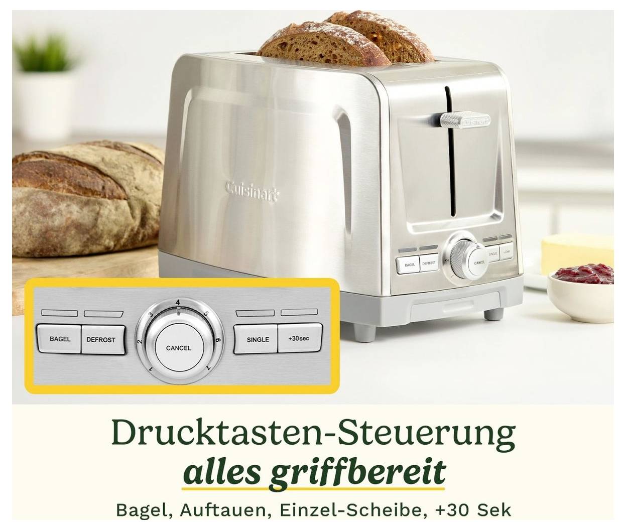 Cuisinart CPT1600E hriankovač strieborná-4