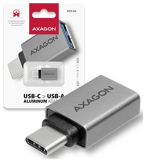 AXAGON USB 3.1 (Gen 2) adaptér [1x USB-C® zástrčka - 1x USB-A zásuvka] RUCM-AFA-7