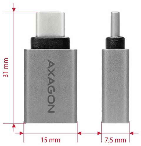 AXAGON USB 3.1 (Gen 2) adaptér [1x USB-C® zástrčka - 1x USB-A zásuvka] RUCM-AFA-14