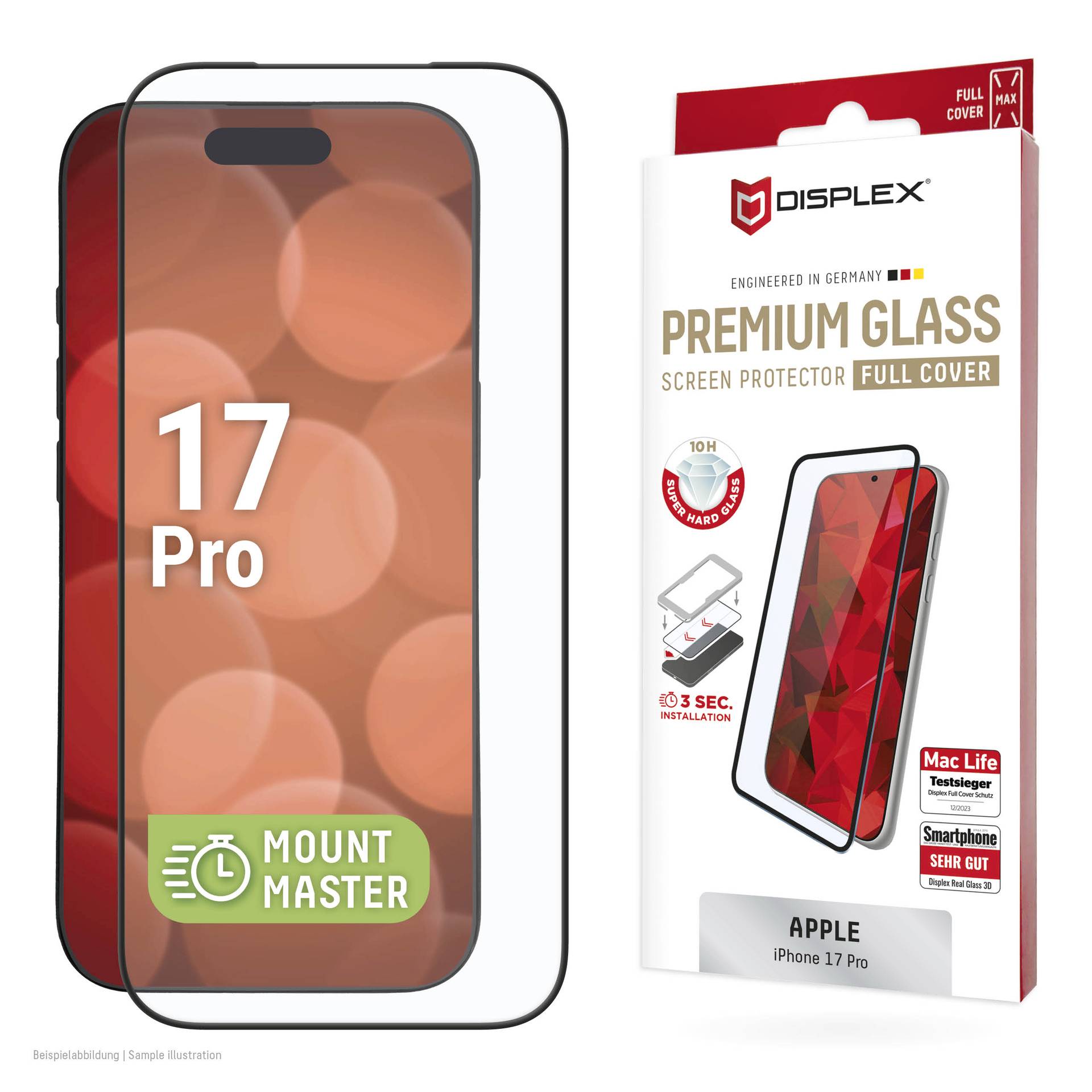 DISPLEX ochranné sklo na displej smartfónu Apple iPhone 17 Pro 1 ks 02255-0