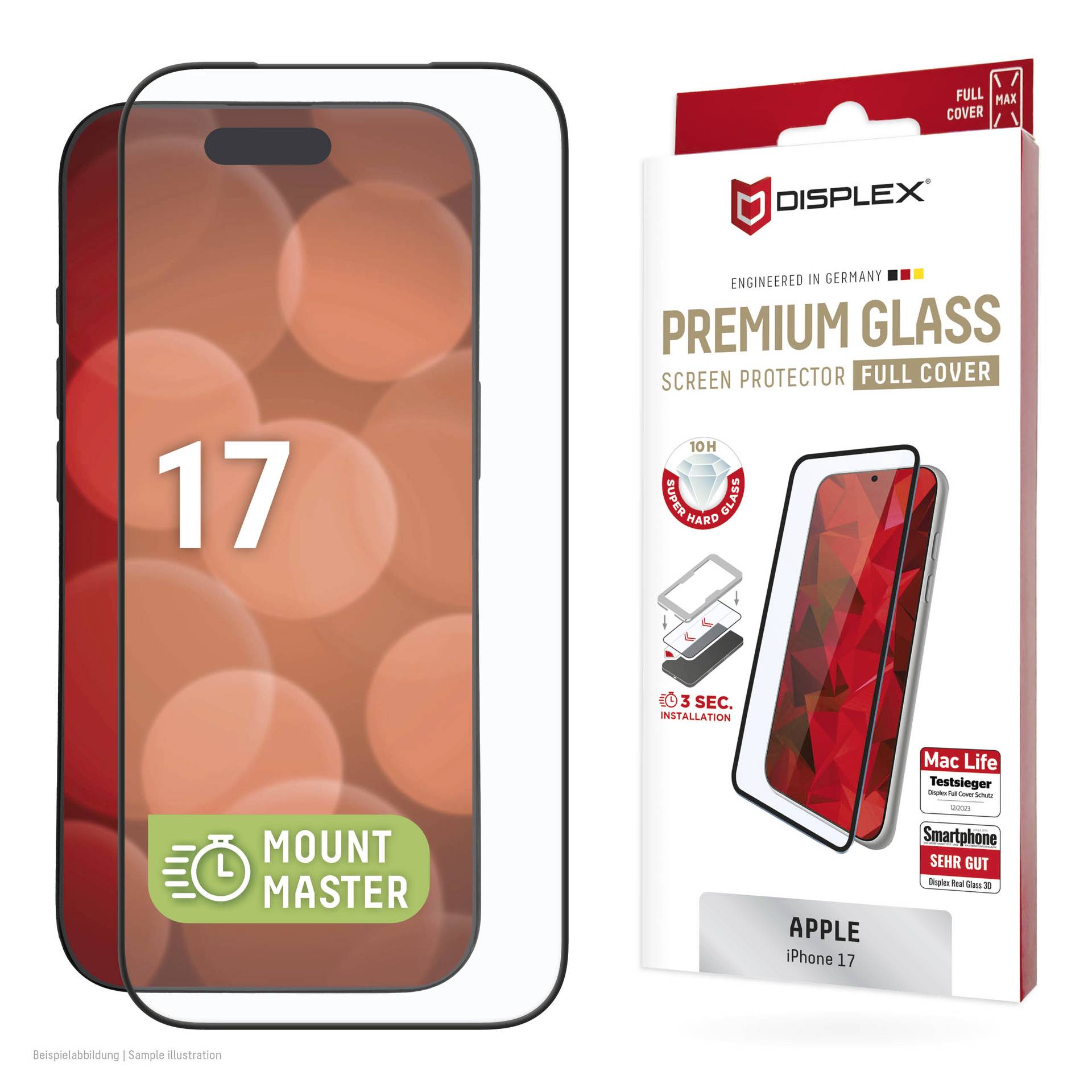 DISPLEX ochranné sklo na displej smartfónu Apple iPhone 17 1 ks 02254-0