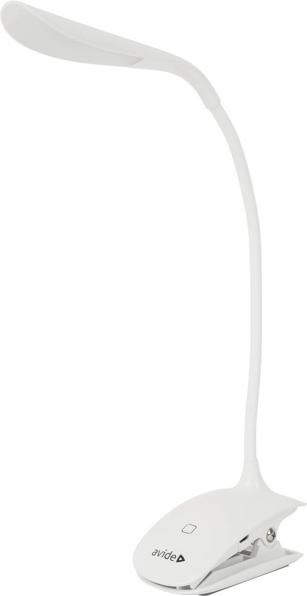 avide  ABLDL-CLIP-1.5W-A lampa na písací stôl SMD LED  1.5 W  biela