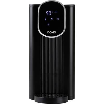 Čierny vzduchový chladič DOMO s digitálnym displejom "90" a dotykovými symbolmi na prednej strane.