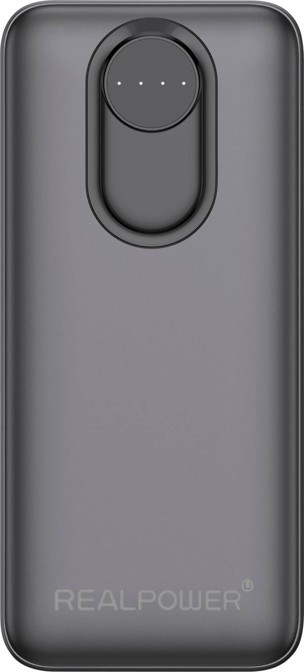 RealPower  powerbanka 20.000 mAh, Quick Charge, Dodávka energie, čierna