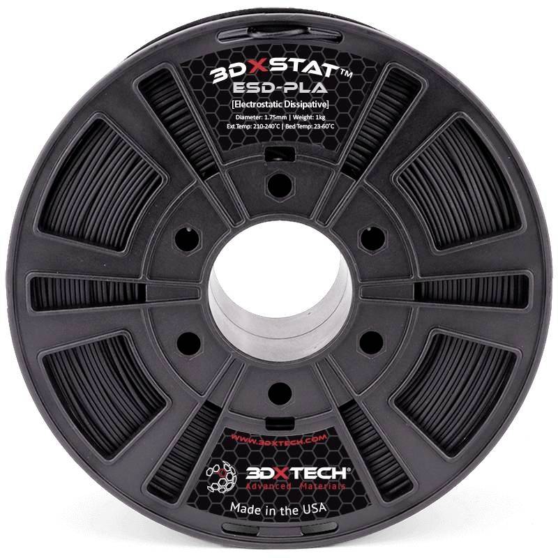 3D Xtech PLA02ES102000BK00 3DXSTAT Filament ESD PLA ESD-veilig, Geurarm 1.75 mm 2000 g Black, Zwart 1 stuk(s)