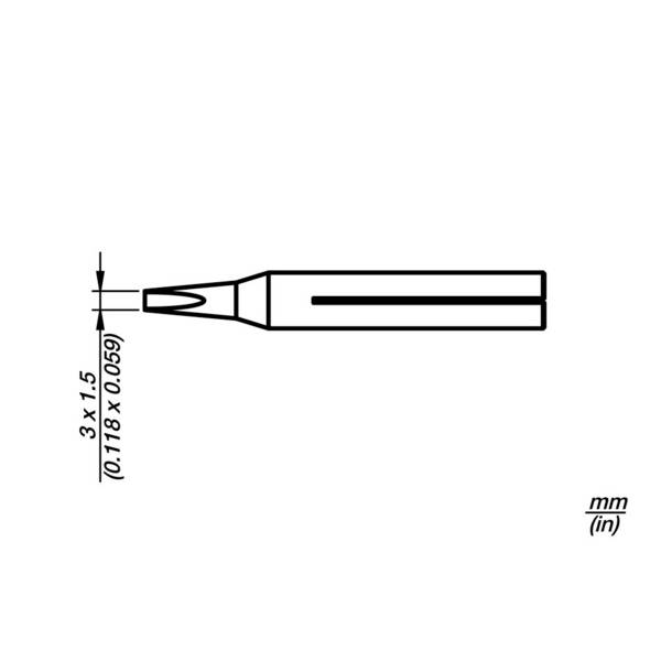JBC Tools 0300509 spájkovací hrot    Obsah 1 ks