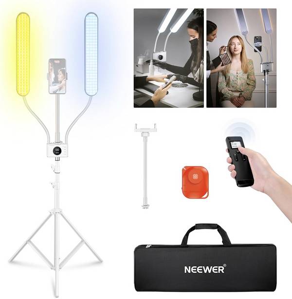 Neewer BH40B LED video svietidlo  Počet LED=210 dvojfarebné